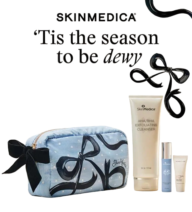 SkinMedica Dewy and Refreshed Skin Set AHA/BHA Cleanser 6 oz, HA5 Hydrator .3 oz, HA Water Burst Moisturizer .25 oz - $126 value