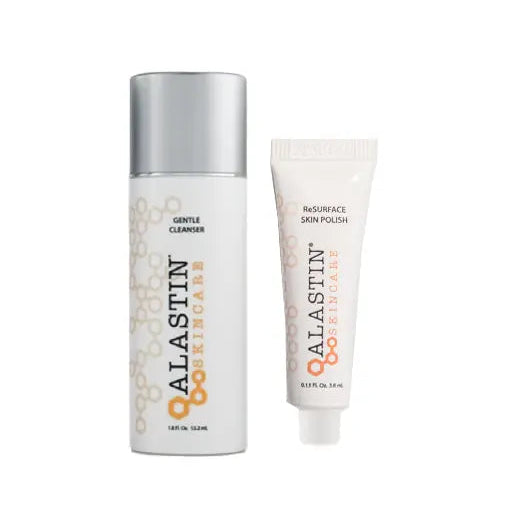 AL Gentle Cleanser AND Resurface Skin Polish travel-size - valued at $37