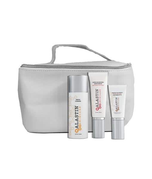 AL HydraTint SPF, Ultra Nourishing Moisturizer, Gentle Cleanser travel-sizes and Bag - $60