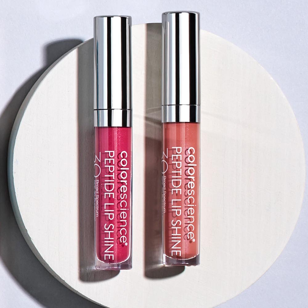 Colorescience Lip Shine Duo tubes