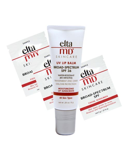 EMD UV Lip Balm SPF 36 and 3 SPF samples - $20 value