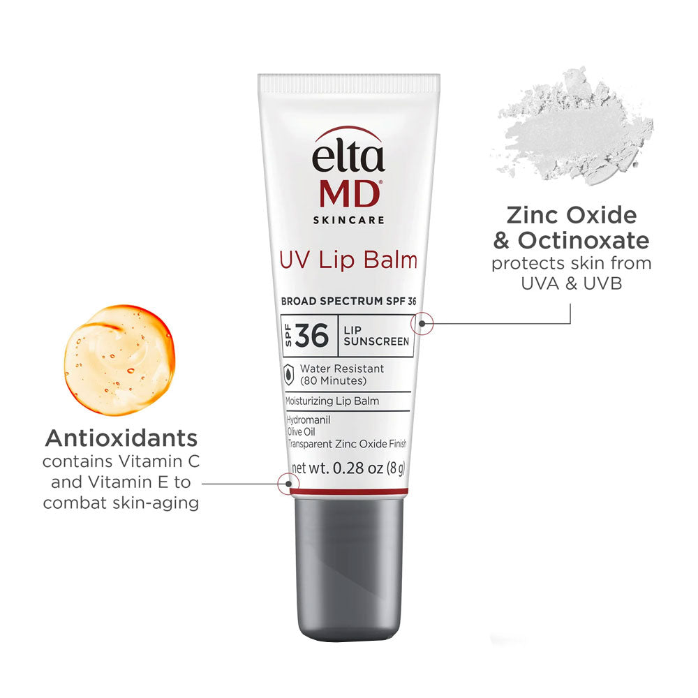 EltaMD UV Lip Balm tube ingredients