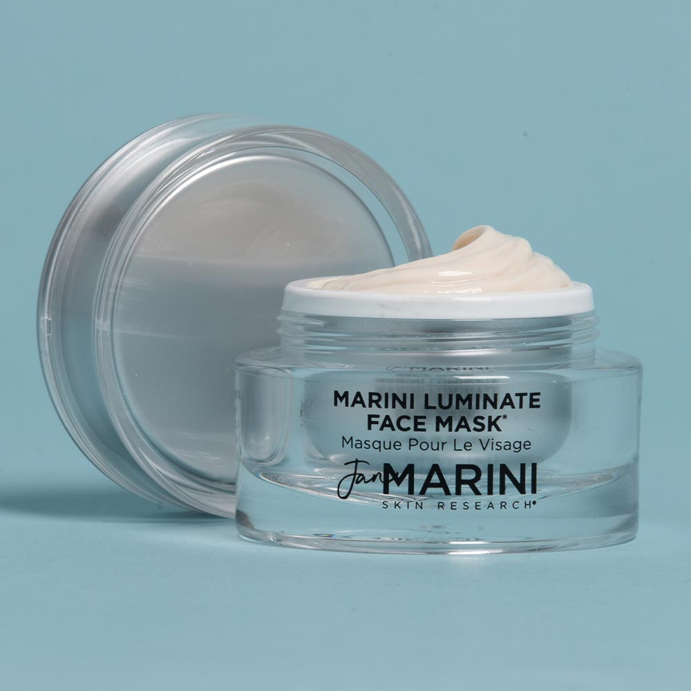 Jan Marini Luminate Face Mask jar and texture