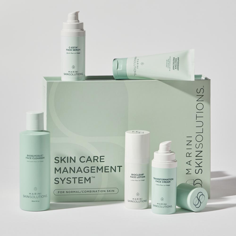 Marini SkinSolutions (Standard / Full Size) Skin Care Management System - Normal or Combination Skin Kit