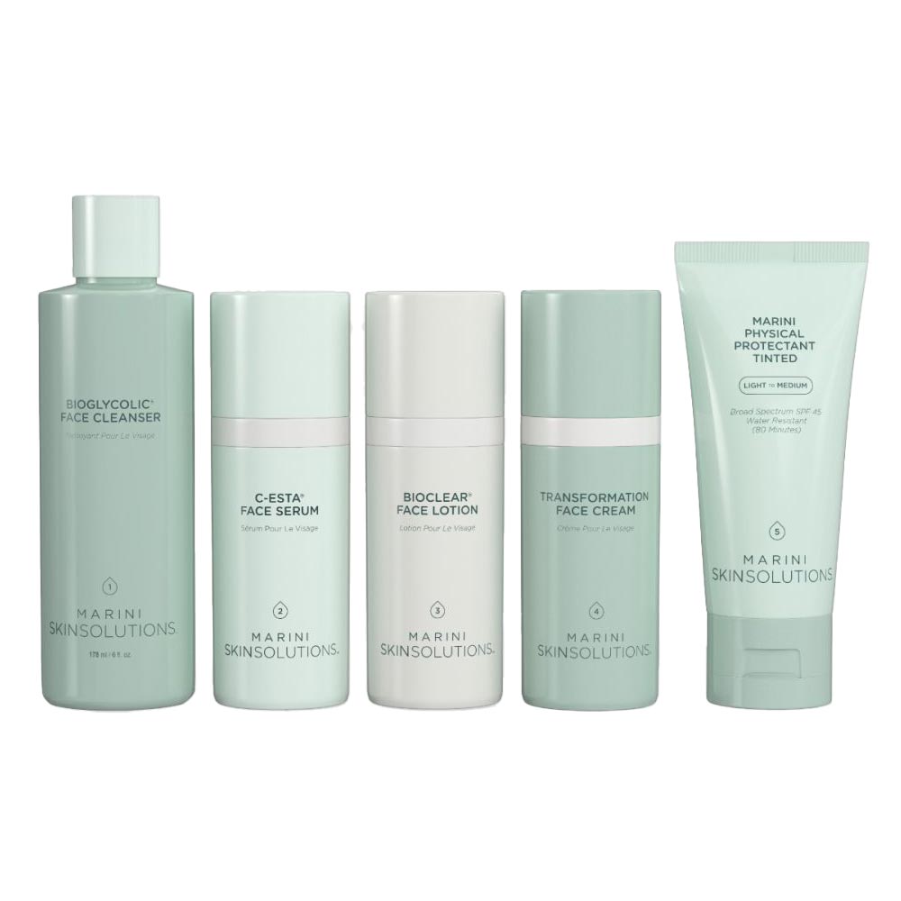 Marini SkinSolutions (Standard / Full Size) Skin Care Management System - Normal or Combination Skin Kit