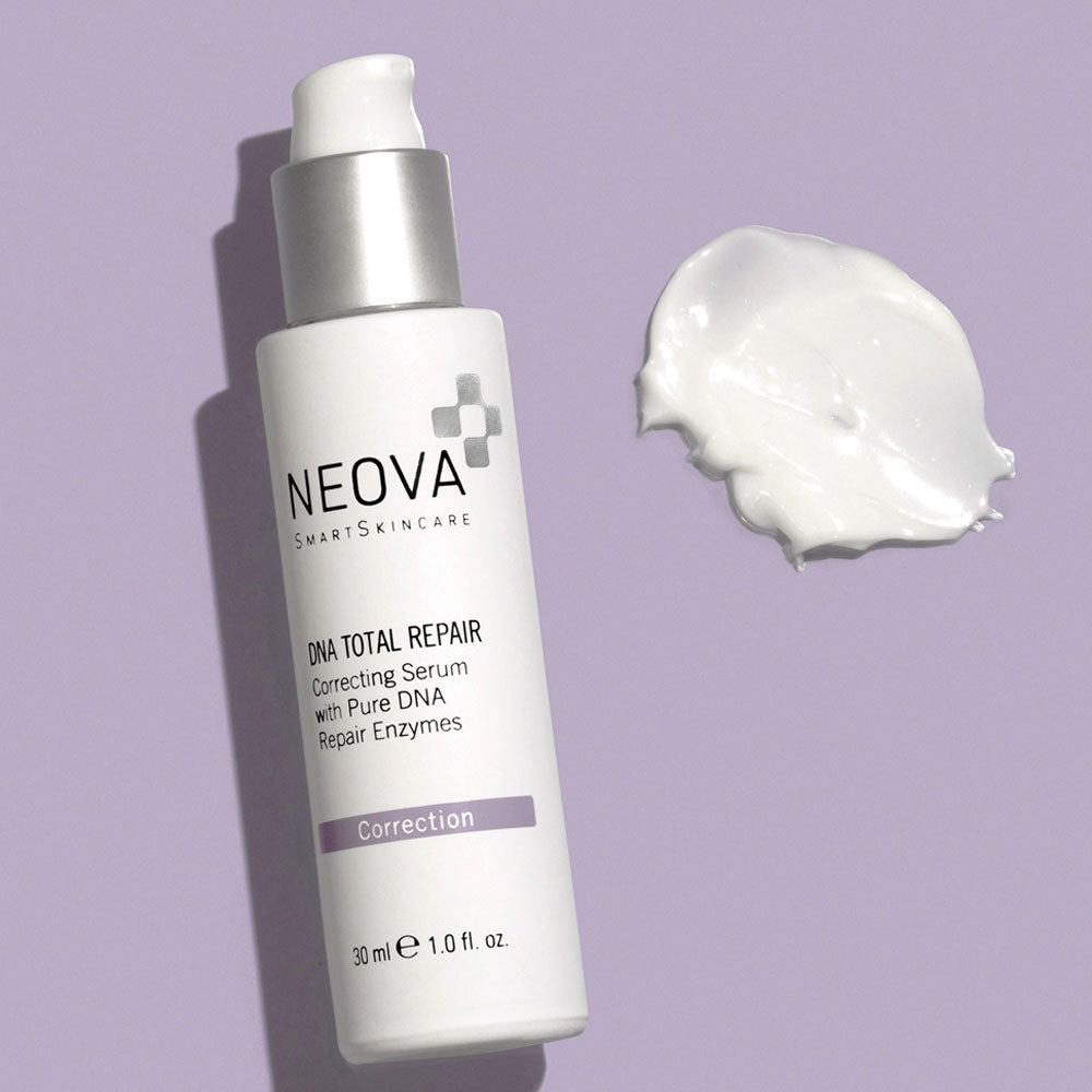 Neova DNA Total Repair swatch and bottle