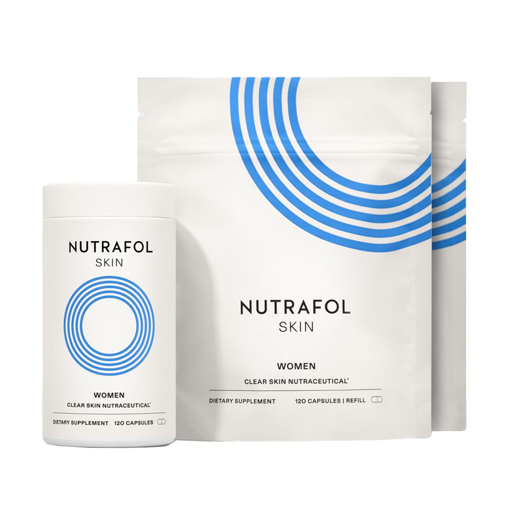 Nutrafol Clear Skin Nutraceuticals for acne skin 3 months pack