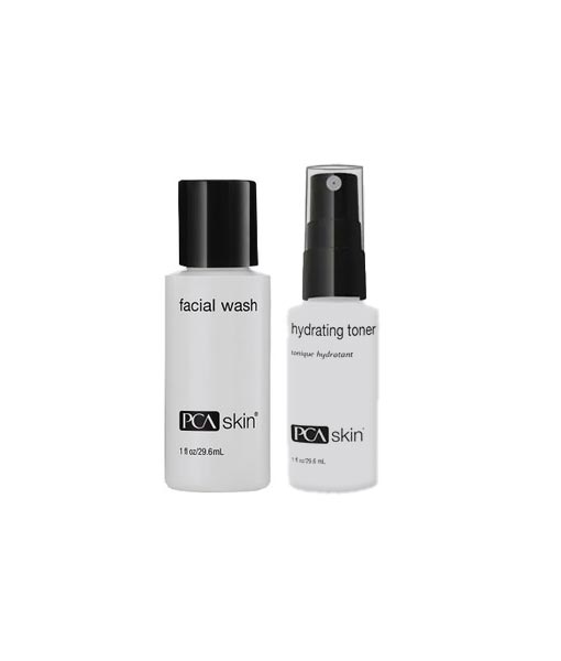 PCA Facial Wash and Hydrating Toner travel-sizes - $20 value