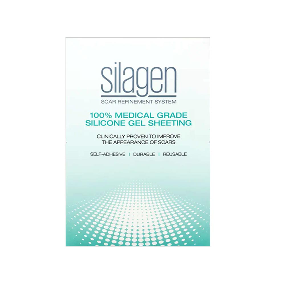 Silagen Silicone Gel Sheeting Scar Strips box