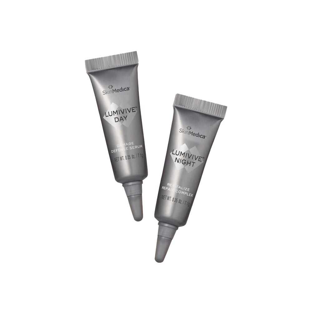 SkinMedica Lumivive day and night travel-size