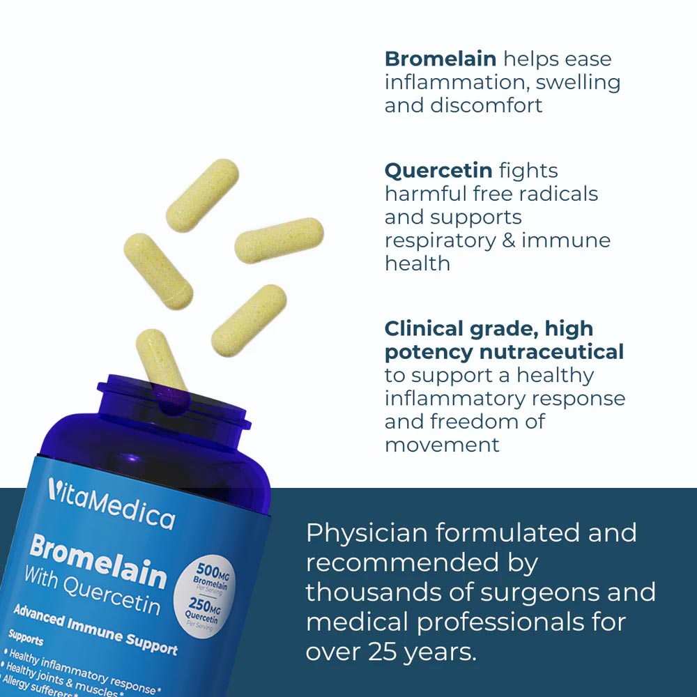 Vitamedica Bromelain Quercetin ingredients