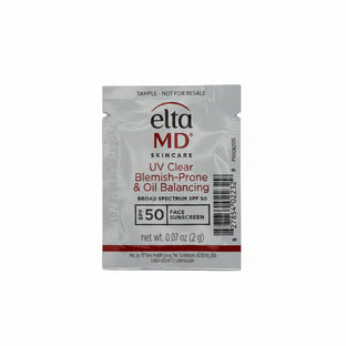 EltaMD UV Clear Blemish-Prone & Oil SPF50 0.1oz foil sample size - [$3 value]
