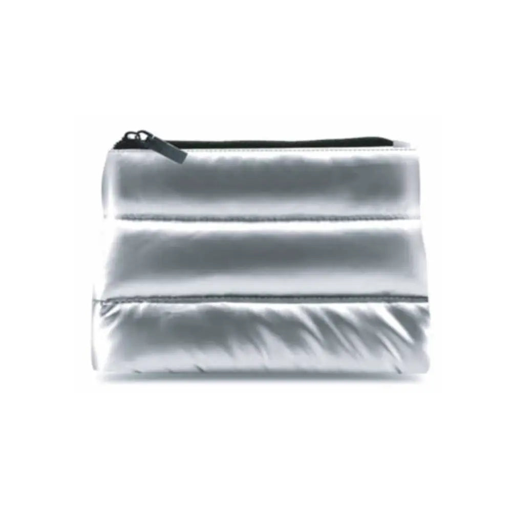 Revision Luxe Silver Puffer Zip Bag [$10 value]