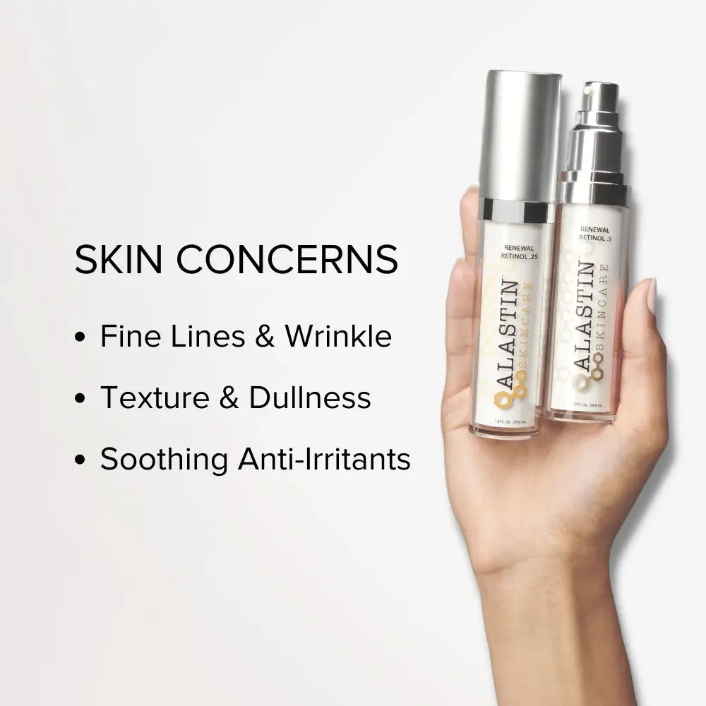 Alastin Renewal Retinol concerns it addresses