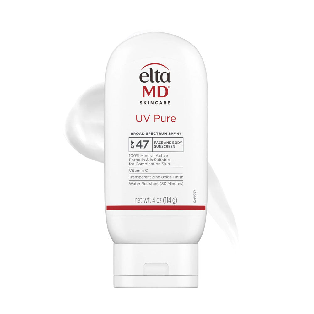 EltaMD UV Pure bottle and texture