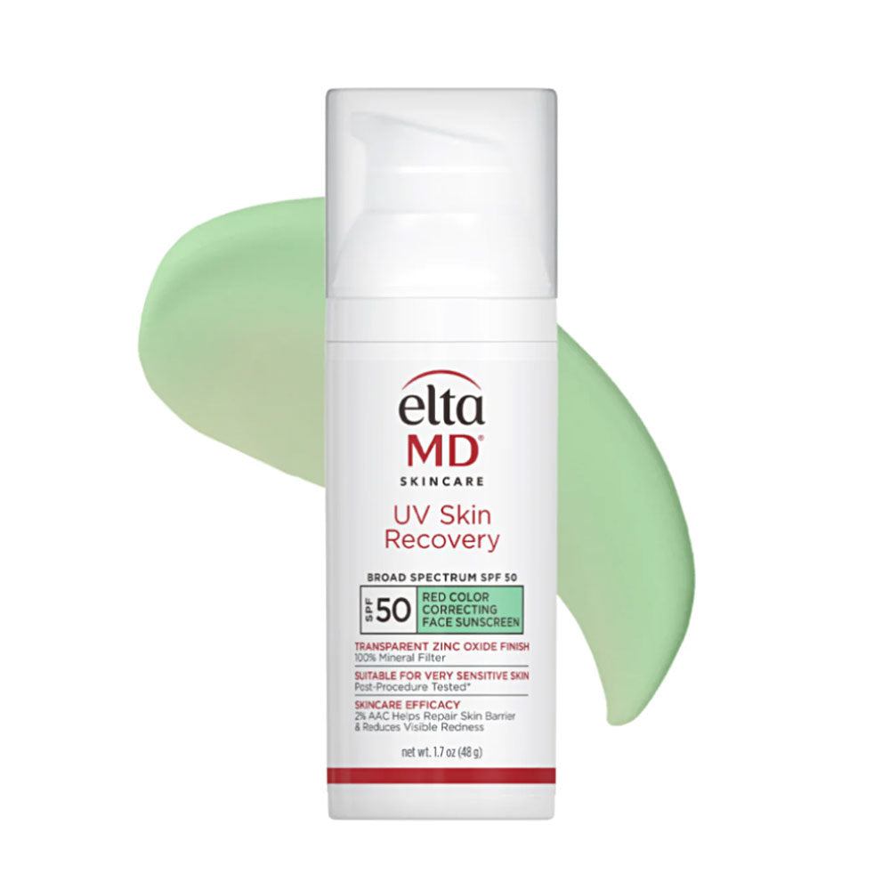 EltaMD UV Skin Recovery Red Color Correcting Green Tinted Broad Spectrum SPF 50