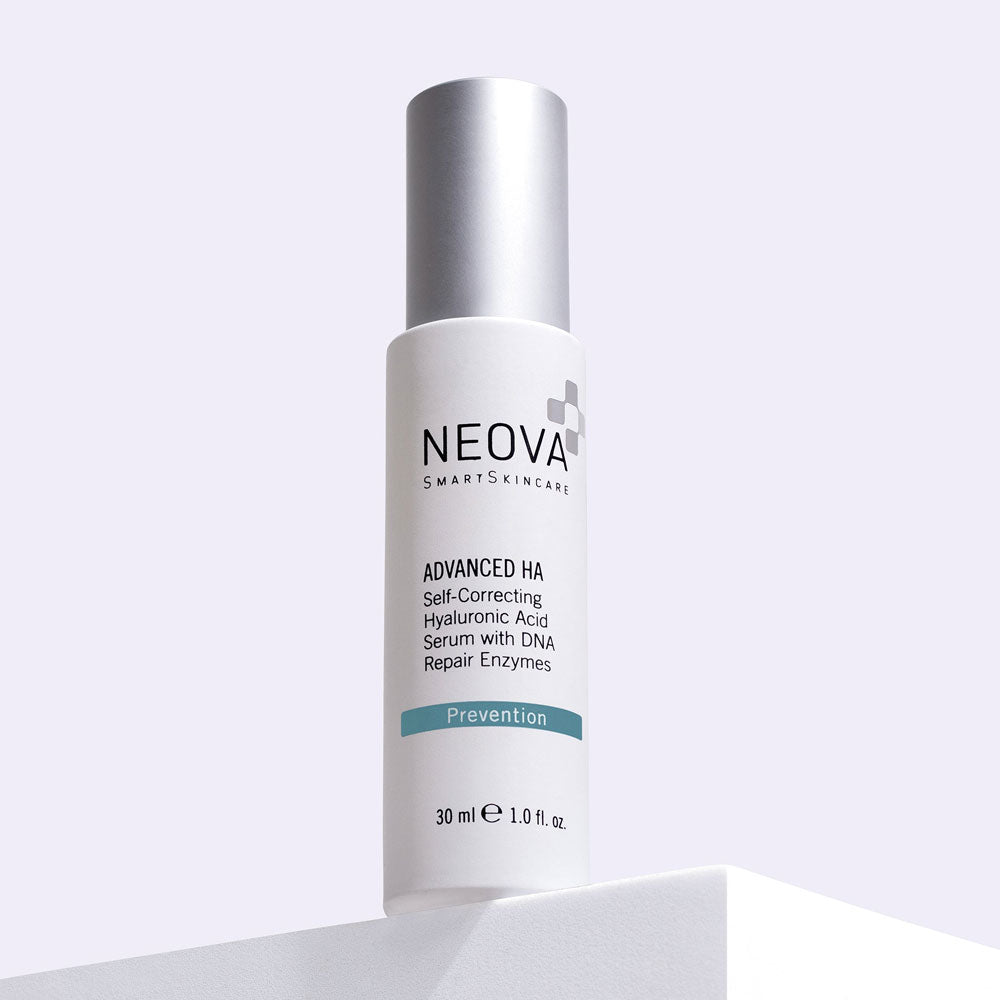 Neova Advanced HA in a white stand