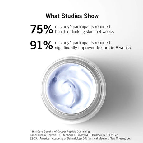 Neova Creme de la Copper jar and studies
