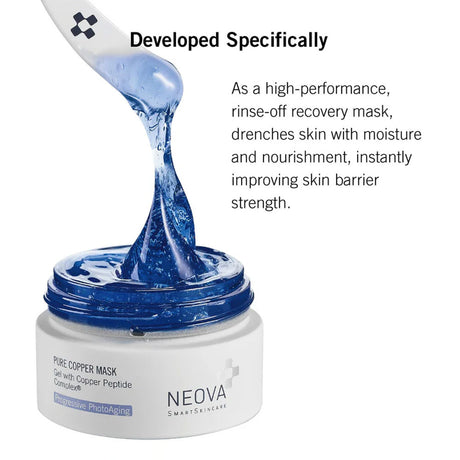 Neova Pure Copper Mask blue gel