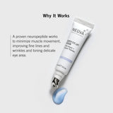 Neova Super Eye Lift Serum tube and product texture