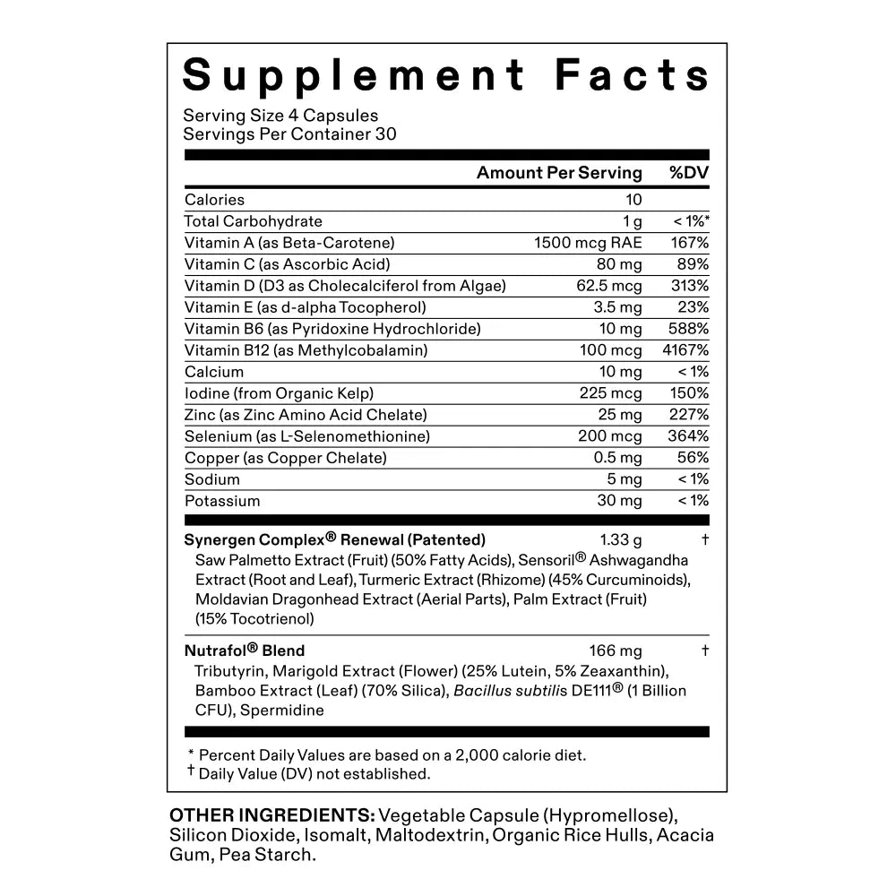 Nutrafol Hair Growth Supplements for Men 50+
