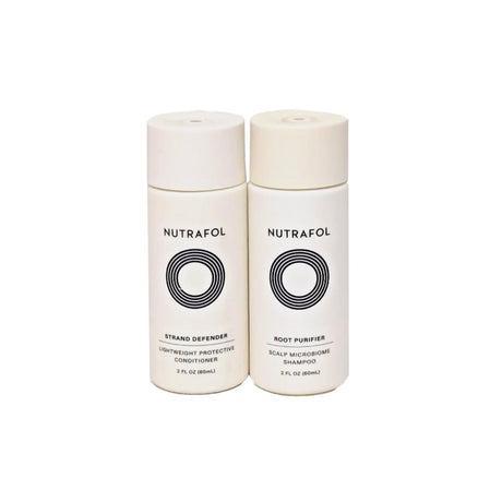Nutrafol Shampoo and Conditioner travel-size gift