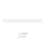 Silagen Silicone Gel Sheeting Abdominal Strip 2"x4" clear