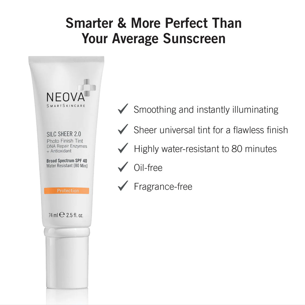 Neova SmartSkincare Silc Sheer 2.0 Photo Finish Broad-Spectrum SPF 40