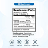 Vitamedica Bromelain Quercetin supplement facts